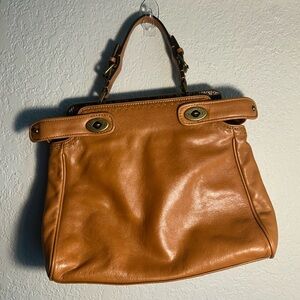 Talbots Tan Genuine Leather Shoulder Bag 💼